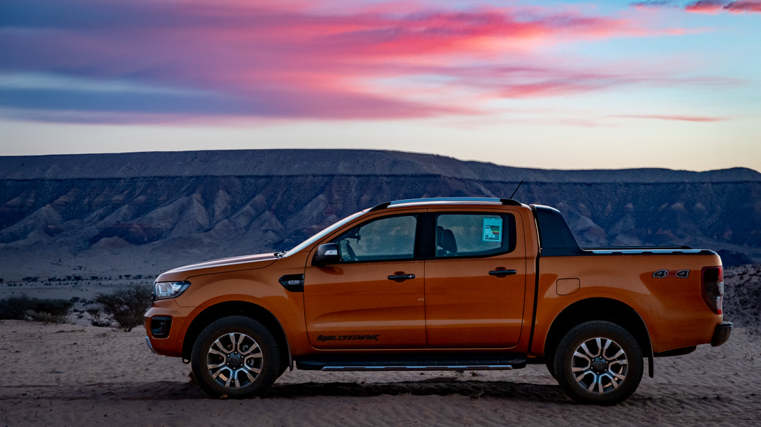 A Ford WildTrek in the desert of Saudi Arabia. Photographed by 8d Photos based in Clermont, Florida, USA.